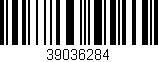 Código de barras (EAN, GTIN, SKU, ISBN): '39036284'