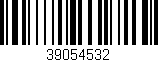 Código de barras (EAN, GTIN, SKU, ISBN): '39054532'