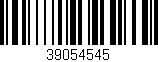 Código de barras (EAN, GTIN, SKU, ISBN): '39054545'