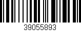 Código de barras (EAN, GTIN, SKU, ISBN): '39055893'