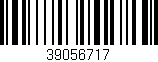 Código de barras (EAN, GTIN, SKU, ISBN): '39056717'