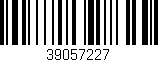 Código de barras (EAN, GTIN, SKU, ISBN): '39057227'