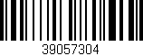 Código de barras (EAN, GTIN, SKU, ISBN): '39057304'