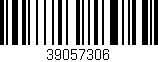 Código de barras (EAN, GTIN, SKU, ISBN): '39057306'