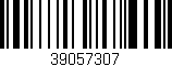 Código de barras (EAN, GTIN, SKU, ISBN): '39057307'
