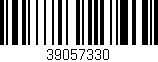 Código de barras (EAN, GTIN, SKU, ISBN): '39057330'