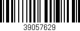 Código de barras (EAN, GTIN, SKU, ISBN): '39057629'