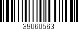 Código de barras (EAN, GTIN, SKU, ISBN): '39060563'