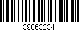 Código de barras (EAN, GTIN, SKU, ISBN): '39063234'