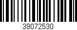 Código de barras (EAN, GTIN, SKU, ISBN): '39072530'