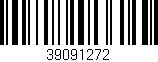 Código de barras (EAN, GTIN, SKU, ISBN): '39091272'