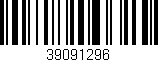 Código de barras (EAN, GTIN, SKU, ISBN): '39091296'