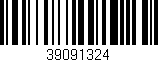 Código de barras (EAN, GTIN, SKU, ISBN): '39091324'