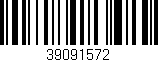 Código de barras (EAN, GTIN, SKU, ISBN): '39091572'