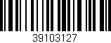 Código de barras (EAN, GTIN, SKU, ISBN): '39103127'