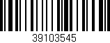 Código de barras (EAN, GTIN, SKU, ISBN): '39103545'