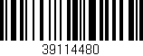 Código de barras (EAN, GTIN, SKU, ISBN): '39114480'