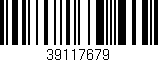 Código de barras (EAN, GTIN, SKU, ISBN): '39117679'