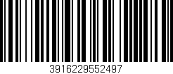 Código de barras (EAN, GTIN, SKU, ISBN): '3916229552497'