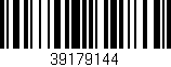 Código de barras (EAN, GTIN, SKU, ISBN): '39179144'