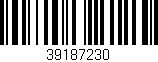 Código de barras (EAN, GTIN, SKU, ISBN): '39187230'