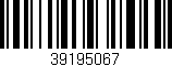 Código de barras (EAN, GTIN, SKU, ISBN): '39195067'