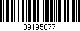 Código de barras (EAN, GTIN, SKU, ISBN): '39195877'