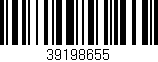 Código de barras (EAN, GTIN, SKU, ISBN): '39198655'