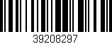 Código de barras (EAN, GTIN, SKU, ISBN): '39208297'