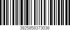 Código de barras (EAN, GTIN, SKU, ISBN): '3925858373038'