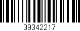 Código de barras (EAN, GTIN, SKU, ISBN): '39342217'