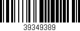 Código de barras (EAN, GTIN, SKU, ISBN): '39349389'