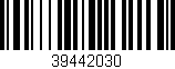 Código de barras (EAN, GTIN, SKU, ISBN): '39442030'