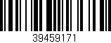 Código de barras (EAN, GTIN, SKU, ISBN): '39459171'