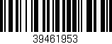 Código de barras (EAN, GTIN, SKU, ISBN): '39461953'