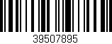 Código de barras (EAN, GTIN, SKU, ISBN): '39507895'