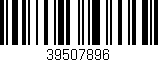 Código de barras (EAN, GTIN, SKU, ISBN): '39507896'