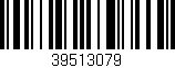 Código de barras (EAN, GTIN, SKU, ISBN): '39513079'