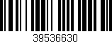 Código de barras (EAN, GTIN, SKU, ISBN): '39536630'