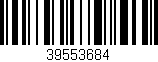 Código de barras (EAN, GTIN, SKU, ISBN): '39553684'