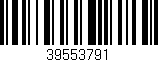 Código de barras (EAN, GTIN, SKU, ISBN): '39553791'