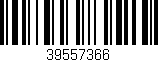 Código de barras (EAN, GTIN, SKU, ISBN): '39557366'