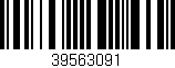 Código de barras (EAN, GTIN, SKU, ISBN): '39563091'