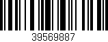 Código de barras (EAN, GTIN, SKU, ISBN): '39569887'