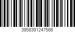 Código de barras (EAN, GTIN, SKU, ISBN): '3958391247566'