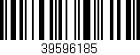 Código de barras (EAN, GTIN, SKU, ISBN): '39596185'