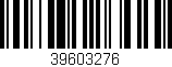Código de barras (EAN, GTIN, SKU, ISBN): '39603276'