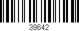 Código de barras (EAN, GTIN, SKU, ISBN): '39642'