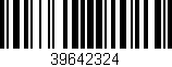 Código de barras (EAN, GTIN, SKU, ISBN): '39642324'
