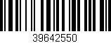 Código de barras (EAN, GTIN, SKU, ISBN): '39642550'